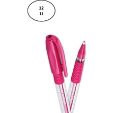 Pensan Tükenmez Kalem Jel Simli 1.0 mm Pembe 2280 12'li