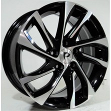 BK-5760 6.5*15 5*98 ET40 58.1 Black Machıned