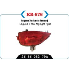 KR-676 - Tampon Reflektörü Arka Sağ Sandero