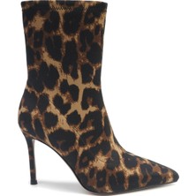 Nine West Justıce 5pr Leopar Kadın Topuklu Bot