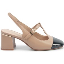 Nine West ARYAN 5PR Bej Kadın Topuklu Ayakkabı