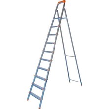 9+1 Basamaklı Galvanizli Profil Merdiven - Ev - Bahçe - Iş Yeri Için Dayanıklı