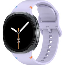 Samsung Galaxy Watch 8 44MM 40MM Ile Uyumlu Metal Tokalı Spor Silikon Kordon