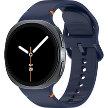 Samsung Galaxy Watch 8 44MM 40MM Ile Uyumlu Metal Tokalı Spor Silikon Kordon