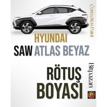 Hyundaı - Saw -Atlas Beyazı - Rötüş Boyası - I10, I20, Tucson , Elantra , Kona , Bayon