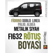 FI632 Metalik Siyah - Rötüş Boyası , Linea Doblo , Fiorino , Palio , Punto , Marea , Albea