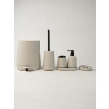 Minihol Verona 6 Parça Banyo Seti Akrilik Malzeme Bej - Krem Rengi Modern Tasarım Özellikleri