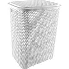 Örgü Kirli Çamaşır Sepeti 65 Litre