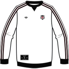Adidas Erkek  Beyaz  Sweatshirt Bjk Icon Swt JM4911