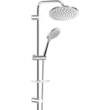 Valtemo Dushlux Full Krom, Geniş El Duşu, Fonksiyonlu Tepe Duş Seti