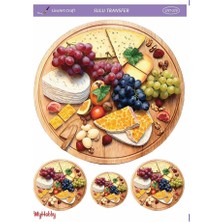 Sunum Tabağı Desenli Sulu Transfer LNT-279 25X35