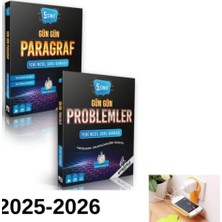 Strateji Yayınları Gün Gün 5. Sınıf Paragraf Problem Soru Bankası(2 Kitap)Priz Tutucu Hediye