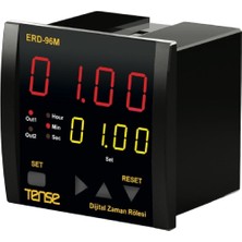 Tense ERD-96M ,96X96MM 110V..220VAC KONTAK-2A2K Dijital Zaman Röle