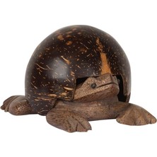 Kaplumbağa Kül Tablası Ahşap El Yapımı