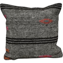 Yeni El Dokuma Dekoratif Kilim Kırlent Yastık Kılıfı 6015