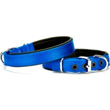 Softlu Köpek Boyun Tasması 1,5 cm x 35 cm Mavi