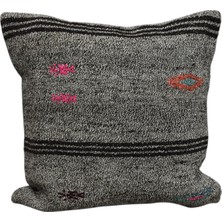 Yeni El Dokuma Dekoratif Kilim Kırlent Yastık Kılıfı 6007