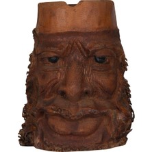 Küllük Ahşap Dekoratif Kül Tablası El Yapımı