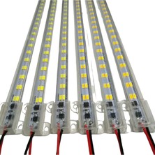 12V Çift Sıra Su Geçirmez Çubuk LED Kırmızı (1 Metre)