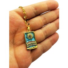 Güneşin Işıltısı Çelik Kolye