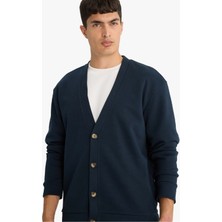 DeFacto Regular Fit V Yaka Pike Düğmeli Hırka F2073AX25AU