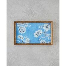 Rasphberry Dekoratif Tepsi 16X26 cm Mavi