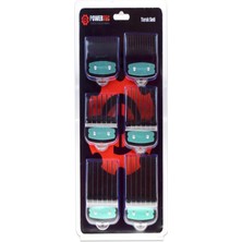 Powertec Siyah Klipsli 6 Lı Tarak Set