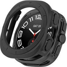 Microsonic Samsung Galaxy Watch Ultra 2025 Kılıf 360 Full Round Soft Silicone Siyah