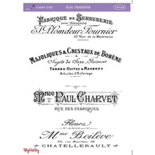 Kaligrafik Yazı Desenli Sulu Transfer LNT-268 25X35