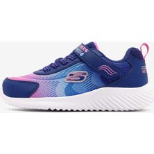 Skechers Bounder Büyük Kız Çocuk Lacivert Spor Ayakkabı 303452L Nvmt