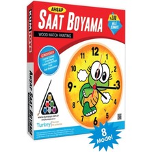 Kumtoys Ahşap Saat Boyama Seti KM5302