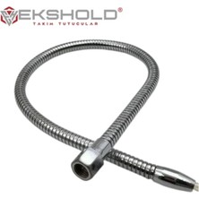 Metal Bor Yağı Hortumu Dış Dişli Erkek 1/4X400