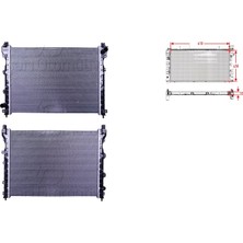 Su Radyatörü – PCC000320 Wisco – Freelander1 L314 1.8. 1.8ı 16V 4x4. 2.5 V6. 4x4 98-06 Uyumlu