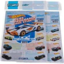 Gıpta Okul Etiketi Ders Programlı Hot Wheels 3 Yaprak 16X24 1 Adet