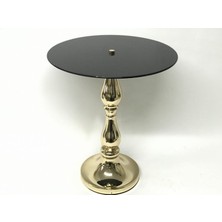 Seta Mını Sunum Sehpası Küçük Gold 30X40 cm