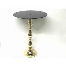Setabianca Seta Mını Sunum Sehpası Büyük Gold 35X54 cm