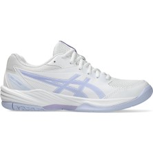 Asics Gel-Task 4 Kadın Beyaz-Turuncu Voleybol Ayakkabısı 1072A106-104