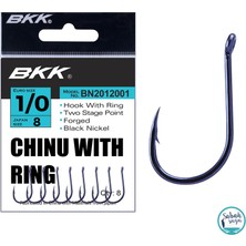 Bkk 2012001 Chinu-R Delikli Iğne Siyah #1/0 (8 Adet)