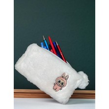 Labubu Desenli Peluş Kalemlik Karışık Renkler 22X12 cm Renk Belirtiniz
