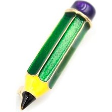 Kurşun Kalem Broş - Yeşil