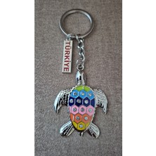 Zirkon Taşlı Zarif Renkli Metal Anahtarlık