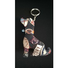 El Işi Kumaş Dokuma Anahtarlık