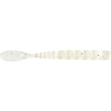 Mustad Aji Fish Tail Silikon Kurt 007 - Whıte Lumınous 5cm - 12Lİ
