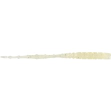 Mustad Aji Straight Tail Silikon Kurt 007 - Whıte Lumınous 76MM - 12Lİ