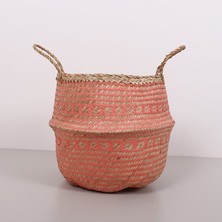 Mylamp Çilek 35X30X40 Cm. (L) Deniz Sazı Katlanabilir Sepet