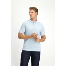 Kiğılı Polo Yaka Slim Fit Nakışlı %100 Pamuk Tişört
