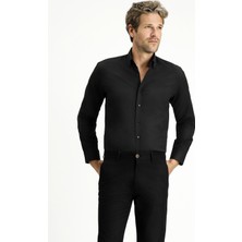 Kiğılı Uzun Kol Slim Fit Düğmeli Yaka Pamuklu Kolay Ütülenebilir 4 Mevsim Oxford Gömlek