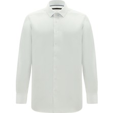 Uzun Kol Klasik Desenli Pamuk Gömlek