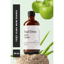 Yeşil Elma Mum Esansı 50 Ml, Yüksek Kalite Mum Esansı, Mum Koku Esansı, Soya Wax Esansı 50ML