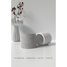 Silindir Konik Beton Saksı ve Mumluk Silikon Kalıp K19 - Beton Mumluk Silikon Kalıp K19